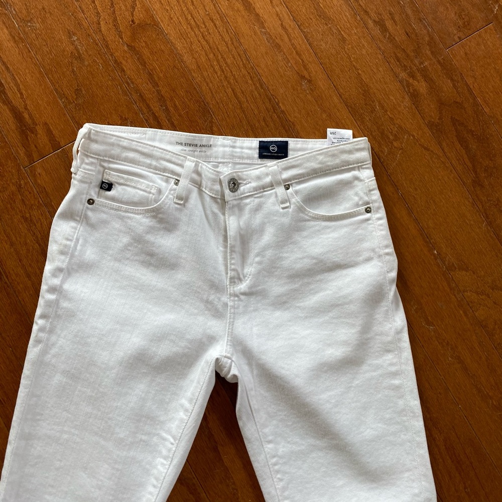 Adriano Goldschmid White The Stevie Ankle Jean - Picture 3 of 13